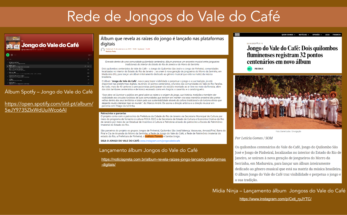 Rede de Jongos do Vale do Café
